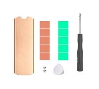 Sessleger Raffreddatore a Disco Rigido in Rame M.2 SSD con Radiatore a Disco Termico SSD 0,5 mm per SSD M.2 2280 NVMe, TN80, Installazione facile e facile da usare