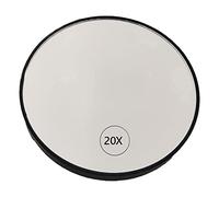 Sessleger Specchio Ingranditore per Trucco Specchio per Trucco Ingranditore Portatile 20X con Manico, Nero