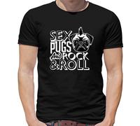 Sesso Carlini Rock Rotolo T-Shirt - Cane - Cani - Cagnolino - Funny - Musica