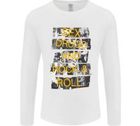 Sesso Droga & Rock & Rotolo Chitarra Musica Erba Uomo Maniche