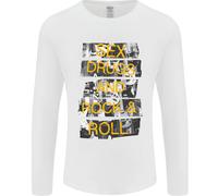 Sesso Droga & Rock & Rotolo Chitarra Musica Erba Uomo Maniche