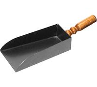 Sessola in ferro battuto con manico legno 34x12cm 1pz