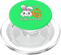 Sesto compleanno di Bunny Carrot nella mia era di 6 anni, simpatico animale PopSockets PopGrip per MagSafe
