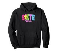 Sesto grado Lightning Bolt Retro Fun Felpa con Cappuccio