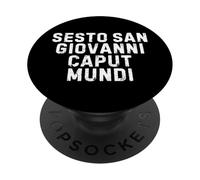 Sesto San Giovanni Caput Mundi Simpatica Uomo Donna Bambino PopSockets PopGrip Adesivo