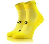 sesto senso 1 Paia Calze Spugna Sportive Colorate Corte Cotone Donna Uomo 35-38 Giallo