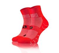 sesto senso 1 Paia Calze Spugna Sportive Colorate Corte Cotone Donna Uomo 39-42 Rosso