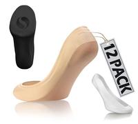 sesto senso 12 paia Calzini Donna Fantasmini Invisibili Tinta Unita Salvapiede Eleganti Antiscivolo in Silicone 39-42 12 paia Mix miscela di colori