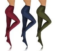 sesto senso 3 M paia Collant Donna Opaco Microfibra 70 DEN Claret Verde scuro Blu scuro 2 XS-S SET4