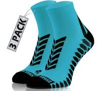 sesto senso 3 Paia Calzini Sportivi Donna Uomo Calze da Corsa Corte Colorate 35-38 Blu