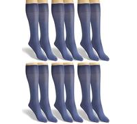 sesto senso 6 Paia Gambaletto Donna Microfibra Opaca 40 den di Calze Lunghe Colorate Setose