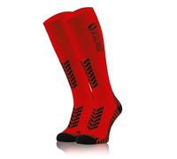 sesto senso Alte Calze a Compressione Calzettoni Sportive Donna Uomo per Sport 39-42 Rosso