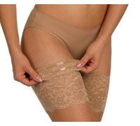 sesto senso Bande Elastiche Anti Sfregamento Fasce Cosce di Pizzo Antisfregamento Sexy elastiche con 4 Strisce di Silicone Beige 80-85 3XL