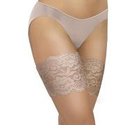 sesto senso Bande Elastiche Anti Sfregamento Fasce Cosce di Pizzo Antisfregamento Sexy elastiche con 4 Strisce di Silicone Sabia Carne 75-80 XXL