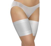 sesto senso Bande Elastiche Anti Sfregamento Fasce Cosce Elastico con 4 Strisce di Silicone Liscio Bianco 80-85 3XL