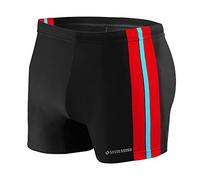 sesto senso Boxer da Bagno Uomo Costume Pantaloncini Calzoncini Pantaloni Swim Shorts BD 382 3XL Nero