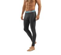 sesto senso Calzamaglia Lunga Uomo Cotone Biancheria Intima Pantaloni Termici Funzionali (3XL, Grafite)