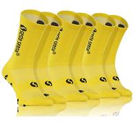 sesto senso Calzini Sportivi Giallo Uomo Donna Cotone Calzini Media Lunghezza 39-42 Yellow