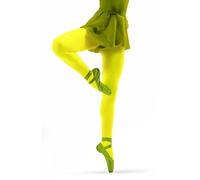 sesto senso Collant Ragazza 40 Den Giallo neon Colorata Coprente Microfibra Bambina 152 158 Yellow neon