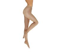 sesto senso Collant Trasparenti Donna 2 S0 Denari Effecto Tutto Nudo Sottile Estivi Invisibili Liscio Beige 3 M Sand