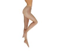 sesto senso Collant Trasparenti Donna 2 S0 Denari Effecto Tutto Nudo Sottile Estivi Invisibili Liscio XL Poudre