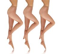 sesto senso Collant Trasparenti Donna 8 Den 3 Pezzi Invisible Pantyhose 2 S Cypria 3 Pack