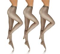 sesto senso Collant Trasparenti Donna 8 Den 3 Pezzi Invisible Pantyhose