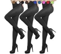 sesto senso Confezione Da 3 Collant Donna Grafite Colorati 50 DEN Opachi In Microfibr 4 L Graphit