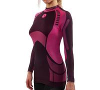sesto senso Donna Intimo Termico Maglia a Maniche Lunghe T-Shirt Funzionale Biancheria Intima Termoattivo S Rosa