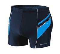 sesto senso Pantaloncini da Bagno Uomo Costume Boxer Calzoncini Pantaloni Swim Shorts BD 357 L Blu