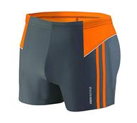 sesto senso Pantaloncini da Bagno Uomo Costume Boxer Calzoncini Pantaloni Swim Shorts BD 384 4XL Grafite
