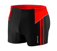 sesto senso Pantaloncini da Bagno Uomo Costume Boxer Calzoncini Pantaloni Swim Shorts BD 384 L Nero