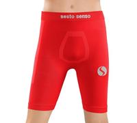 sesto senso Pantaloni Corti da Ciclismo per Un Ragazzo Biancheria Intima Sportiva a Compressione 2XS/XS Red Rosso