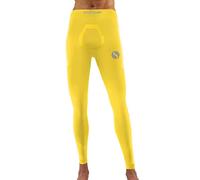 sesto senso Pantaloni Lunghi da Uomo Colorati Sportivi a Compressione Intimo Sportivo S/M Yellow Giallo