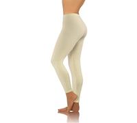 sesto senso Pantaloni Sportivi Donna Beige Lunghi Cotone Ragazza Colorati Leggings Fitness Yoga S Beige