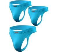 sesto senso Perizoma Uomo Micromodal 3 Pack String Tanga Sexy Ligerie M 3 Pack Turchese