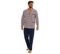 sesto senso Pigiama Uomo Abbottonata Cotone Lungo Bottoni Classici Due Pezzi XXL, 2385/15