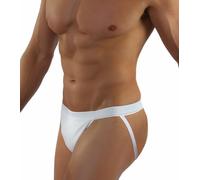 sesto senso Sospensorio Uomo Perizoma Mutandine Sexy String con Apertura sul Cavallo XXL Bianco