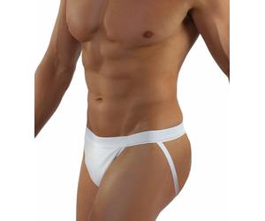 sesto senso Sospensorio Uomo Perizoma Mutandine Sexy String con Apertura sul Cavallo XXL Bianco