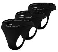 sesto senso Uomo Seamless Strings Mutande G-Strings Sexy Intima di Base Perizoma 3 Pack