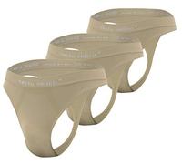 sesto senso Uomo Seamless Strings Mutande G-Strings Sexy Intima di Base Perizoma 3 Pack L/XL Beige