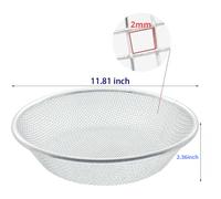 Sestonatore Di Sabbia Setaccio Per Sassi Bordi Rinforzati Cattura Particelle