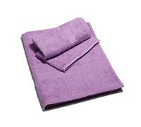 SET 1+1 ASCIUGAMANI E OSPITE MINORCA CALEFFI VARI COLORI (Ciclamino)