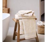 Set 1+1 asciugamano e ospite PIP STUDIO Jasmin Jacquard sabbia