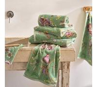 Set 1+1 asciugamano e ospite PIP STUDIO Secret Garden verde