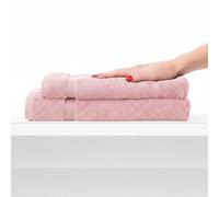 Set 1+1 asciugamano viso e ospite Rosa confetto COGAL RANGER 650 gr