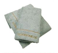 Set 1+1 coppia di spugne asciugamano e ospite borbonese fine op giada