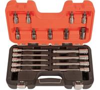 Bahco Metrico Sfera Estremità 1.3cm Drive Esagonale Presa Set 18 Pezzi Opaco