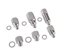 Set 1/8 3/8 1/2 NPT Master Adapter Connector Swap Kit LS Series Engine sensors