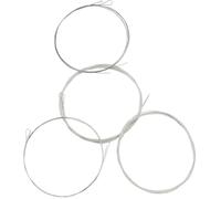 Set 1 di Corde per Mandolino a 8 Corde in Acciaio Argento | Confezione Singola, Lega Rame Placcata Argento, Ricambio per Mandolino, Tono Uniforme e Profondità Sonora